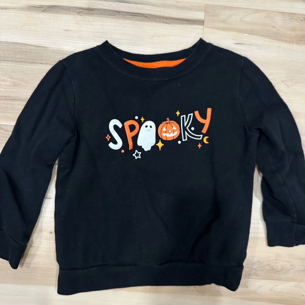 Cat & Jack Black Spooky Sweatshirt